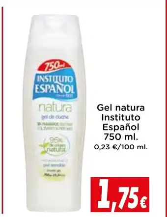 Proxi Gel natura Instituto Español 750 ml. oferta