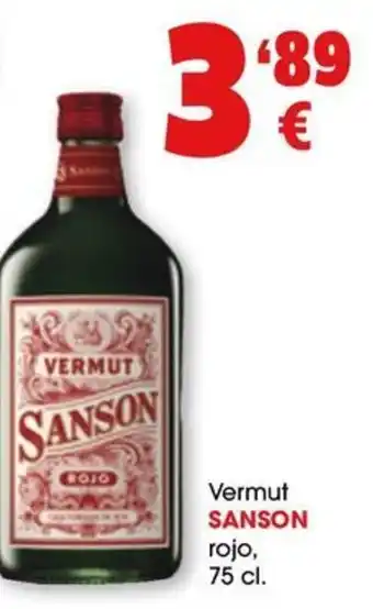 TOP Cash & Carry Vermut SANSON rojo, 75 cl. oferta