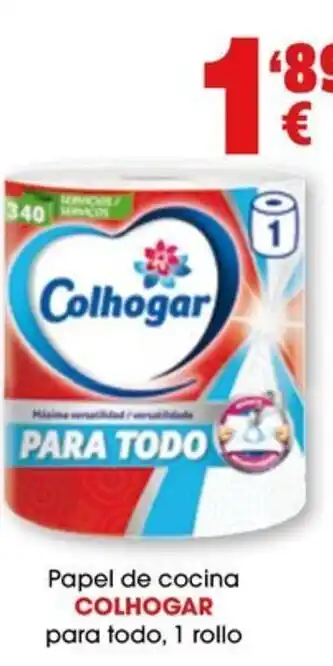 TOP Cash & Carry Papel de cocina COLHOGAR para todo, 1 rollo oferta
