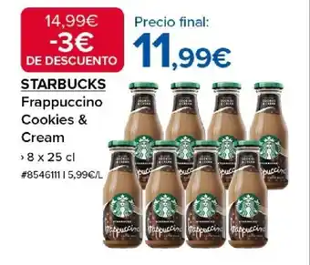Costco STARBUCKS Frappuccino Cookies & Cream oferta