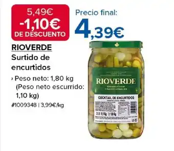 Costco RIOVERDE Surtido de encurtidos oferta