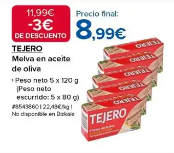 Costco TEJERO Melva en aceite de oliva oferta