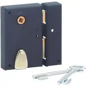 Brico Depôt Cerradura de cierre 1-2vueltas vertical 70x110 derecha negro epoxi c6 00013 oferta
