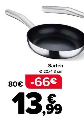 Carrefour Masterpro - sarten oferta