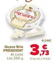 Carrefour Président - queso brie oferta