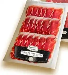 Carrefour Sánchez alcaraz - jamón o paleta de cebo ibérico 50% raza ibérica oferta