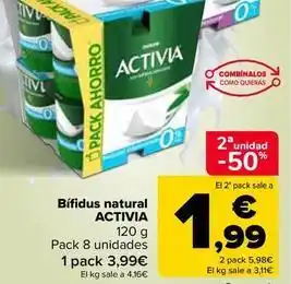 Carrefour Activia - bifidus natural oferta