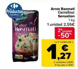 Carrefour Carrefour - arroz basmati sensation oferta