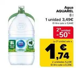 Carrefour Aquarel - agua oferta