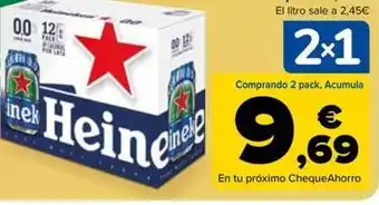 Carrefour Heineken - cerveza original silver o 0,0% oferta