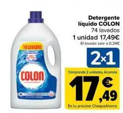 Carrefour Colon - detergente líquido oferta