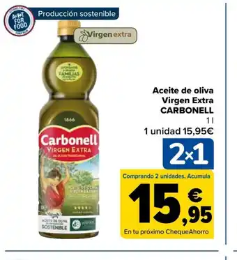 Carrefour Aceite de oliva Virgen Extra Carbonell oferta