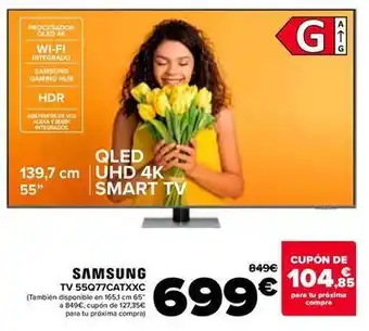 Carrefour Samsung - tv 55q77catxxc oferta