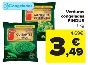 Carrefour Market Verduras congeladas FINDUS oferta