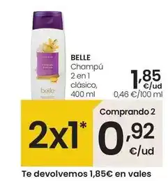 Eroski H&s - champús senalizados oferta