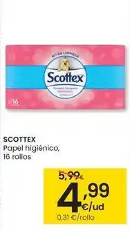 Eroski Scottex - papel higiénico oferta