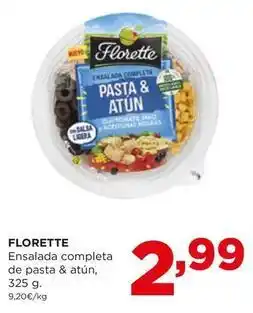 Alimerka Florette - ensalada completa de pasta & atún oferta