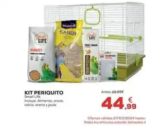 Kiwoko Small life - kit periquito oferta