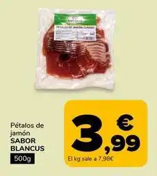 Supeco Sabor blancus - pétalos de jamón oferta