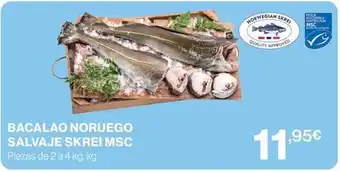 El Corte Inglés Bacalao oferta