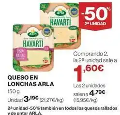 El Corte Inglés Queso oferta