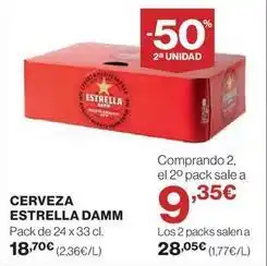 El Corte Inglés Cerveza oferta