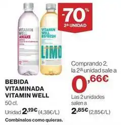 El Corte Inglés Bebidas oferta