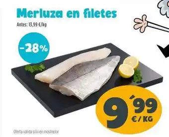 AhorraMas Merluza en filetes oferta