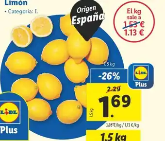 Lidl Limón oferta
