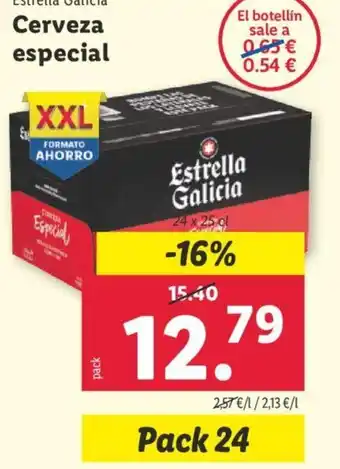 Lidl Cerveza especial oferta