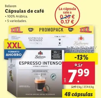 Lidl Cápsulas de café oferta