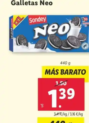 Lidl Galletas Neo oferta