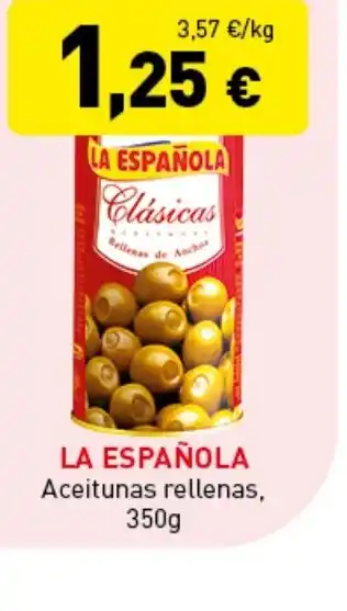 Hiperber LA ESPAÑOLA Aceitunas rellenas, oferta