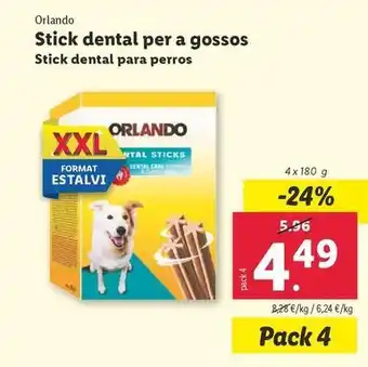 Lidl Orlando - stick dental para perros oferta