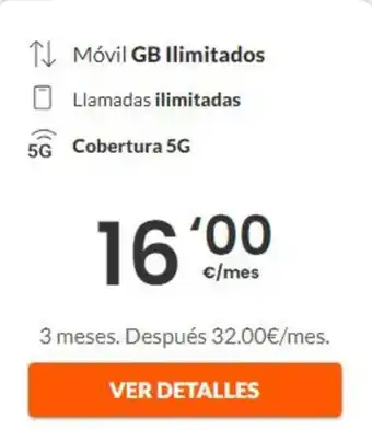 Tarifas móvil