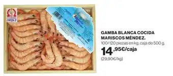 Supercor Mendez - gamba blanca cocida mariscos oferta