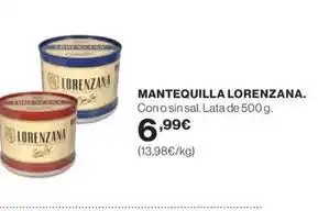 Supercor Lorenzana - mantequilla oferta