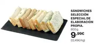 Supercor Sándwiches selección especial de elaboración propia oferta
