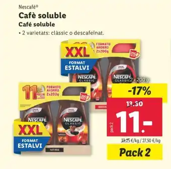 Lidl Nescafé® Cafè soluble oferta