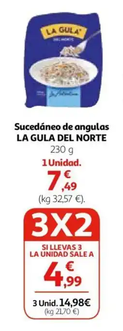 Alcampo Sucedáneo de angulas LA GULA DEL NORTE oferta