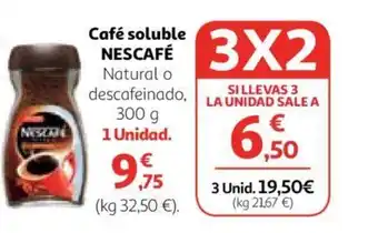 Alcampo Café soluble NESCAFÉ oferta