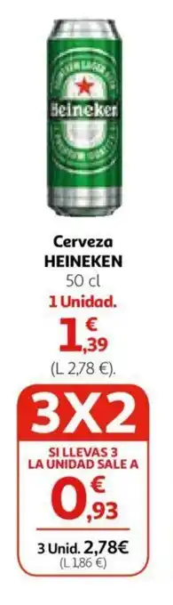 Alcampo Cerveza HEINEKEN 50 cl oferta