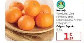 Alcampo Naranja oferta