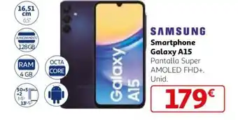 Alcampo SAMSUNG Smartphone Galaxy A15 oferta