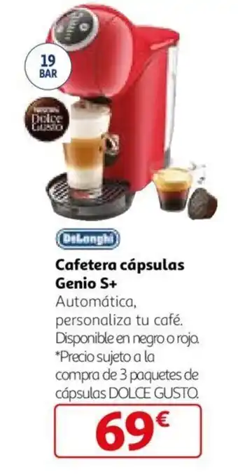 Alcampo Cafetera cápsulas Genio S+ oferta