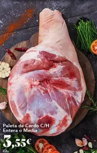 Gadis Paleta de Cerdo C/H Entera o Media oferta