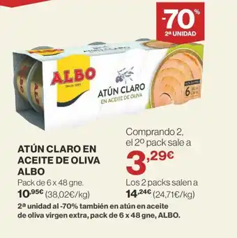 Supercor ATÚN CLARO EN ACEITE DE OLIVA oferta