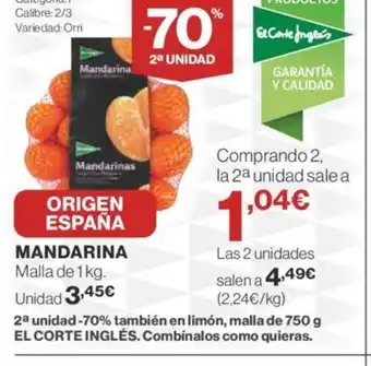 Supercor Mandarina oferta