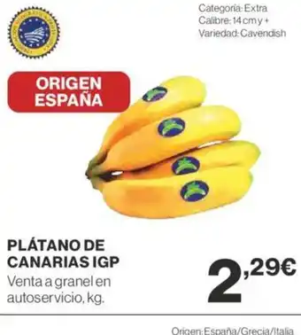 Supercor PLÁTANO DE CANARIAS IGP oferta