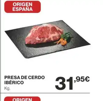 Supercor PRESA DE CERDO IBÉRICO oferta